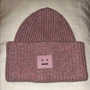 Acne Studios pink beanie